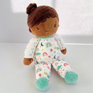 Douglas Toys Pippa Rainbow Soft Baby Doll Plush Stuffed, 13.5 inch